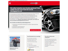 Tablet Screenshot of montagepartner.reifenshop.at